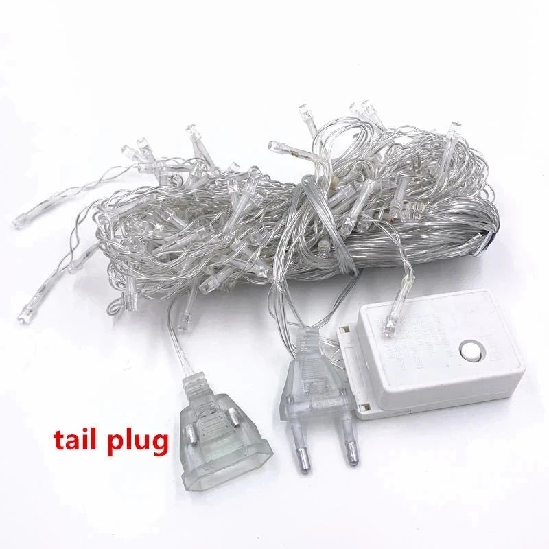 5M LED Icicle String Lights – Outdoor Christmas Curtain Lights