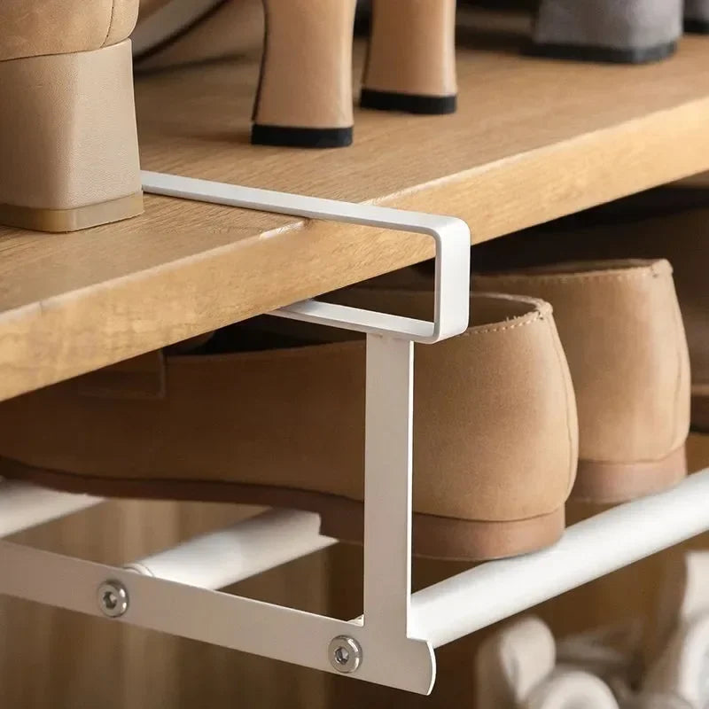 Adjustable Space-Saving Shoe Organizer