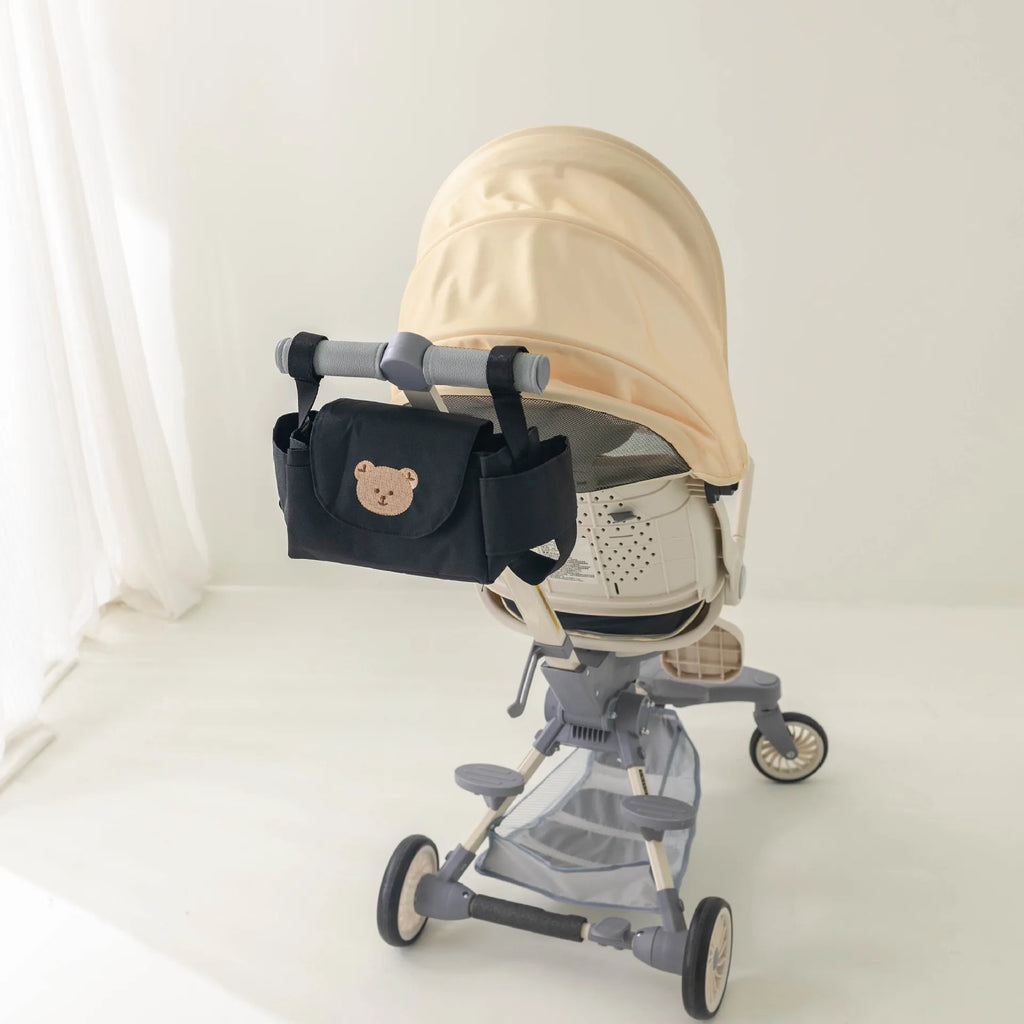 Universal Baby Stroller Organizer – Portable Storage Bag with Cup Holder