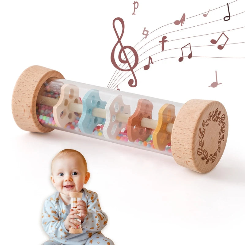 Montessori Rainbow Rain Stick Sensory Toy
