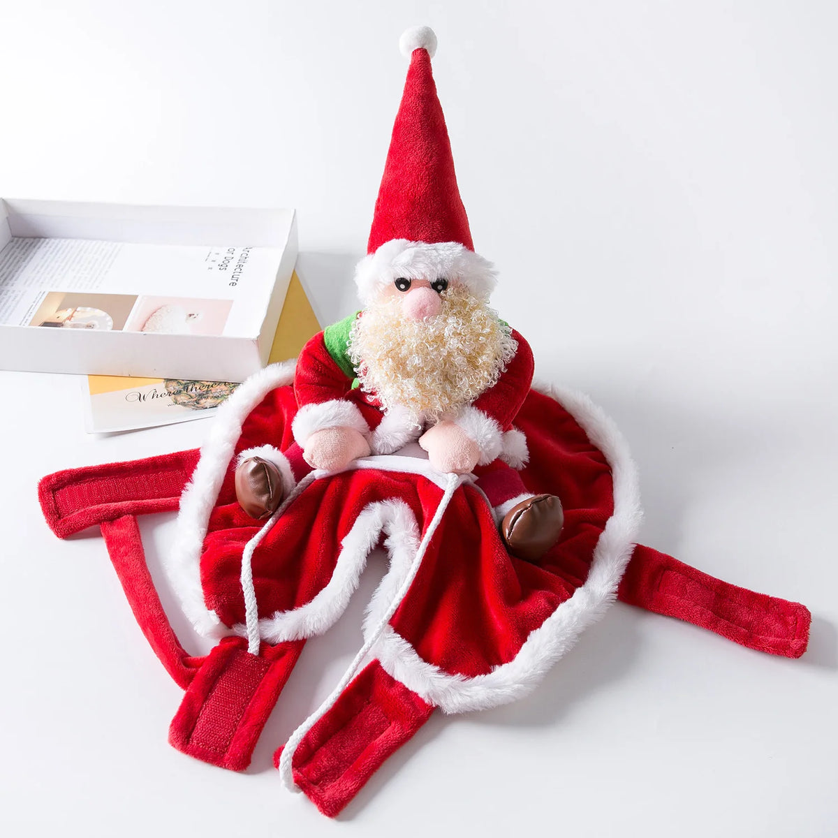 Santa Claus Christmas Dog Costume – Festive Holiday Pet Outfit