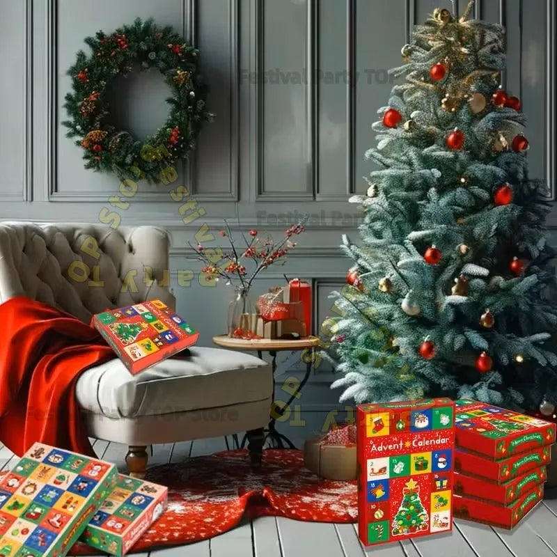 Christmas Advent Calendar Surprise Box – 24-Day Holiday Countdown Gift Box