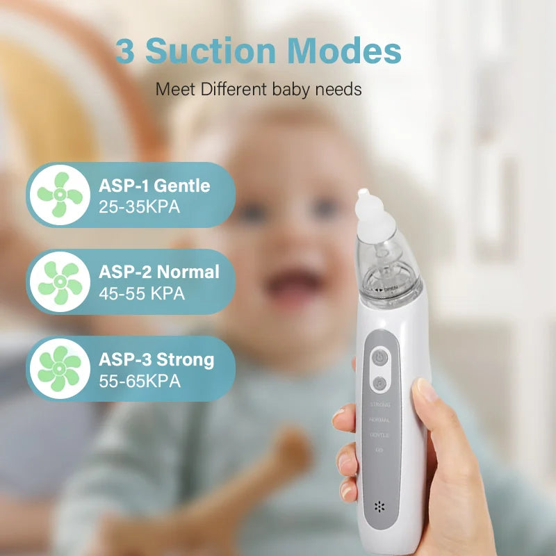 Electric Baby Nasal Aspirator – Rechargeable Nose Cleaner
