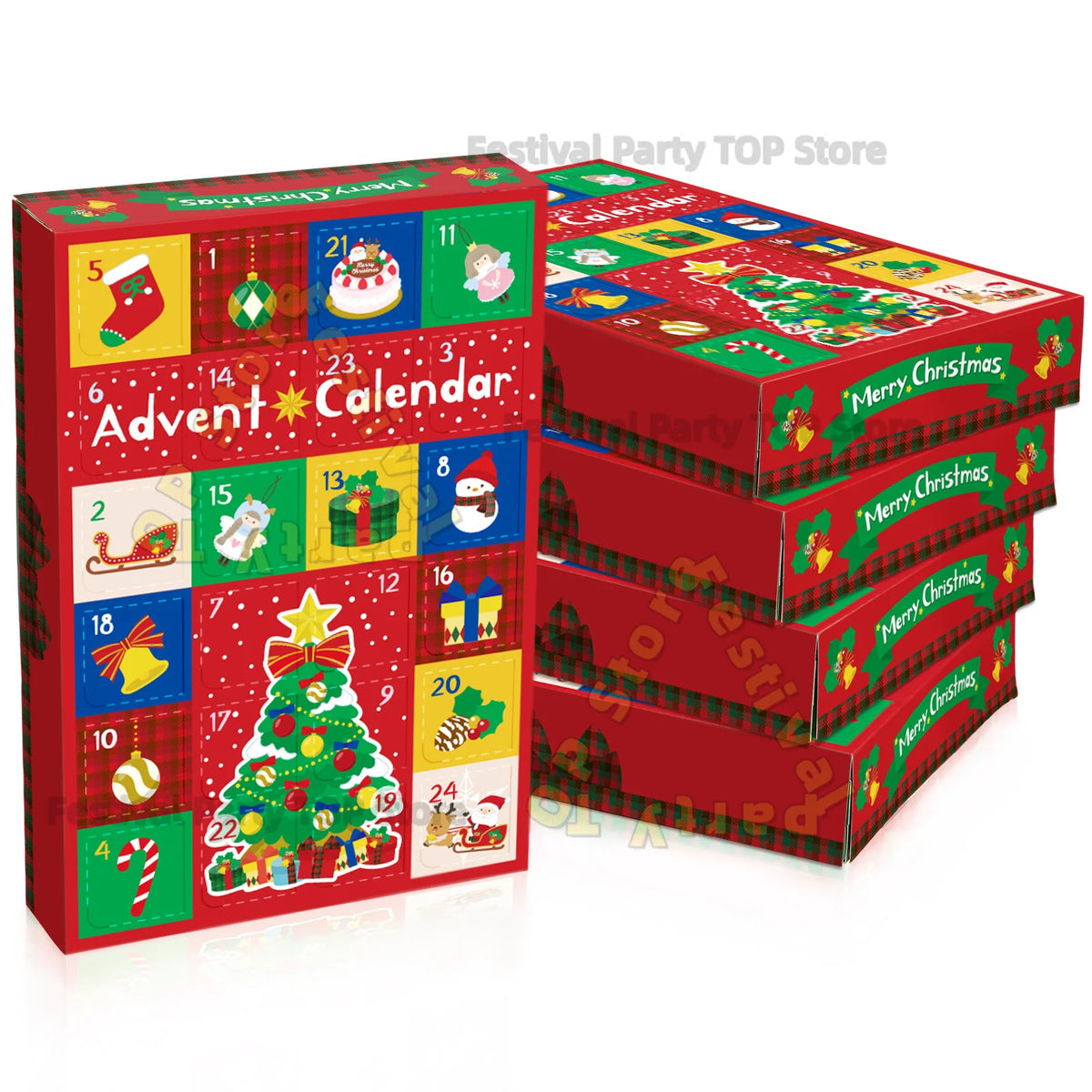 Christmas Advent Calendar Surprise Box – 24-Day Holiday Countdown Gift Box