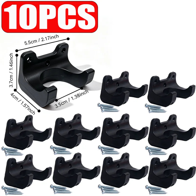 10-Piece Wall-Mounted Garden Tool Organizer