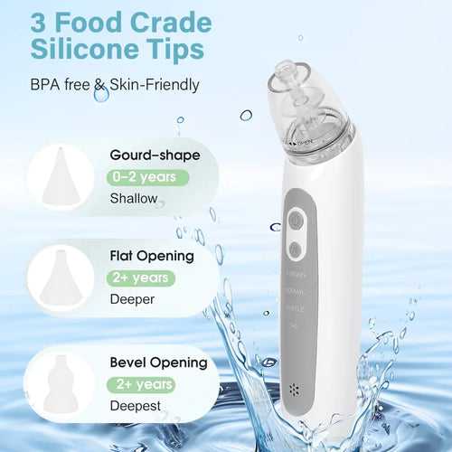 Electric Baby Nasal Aspirator – Rechargeable Nose Cleaner