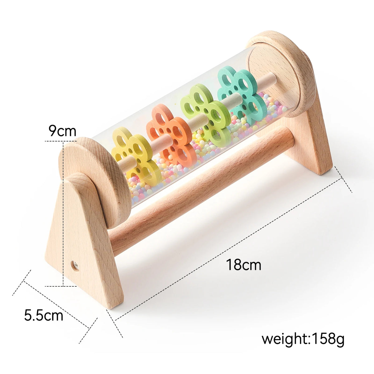 Montessori Rainbow Rain Stick Sensory Toy
