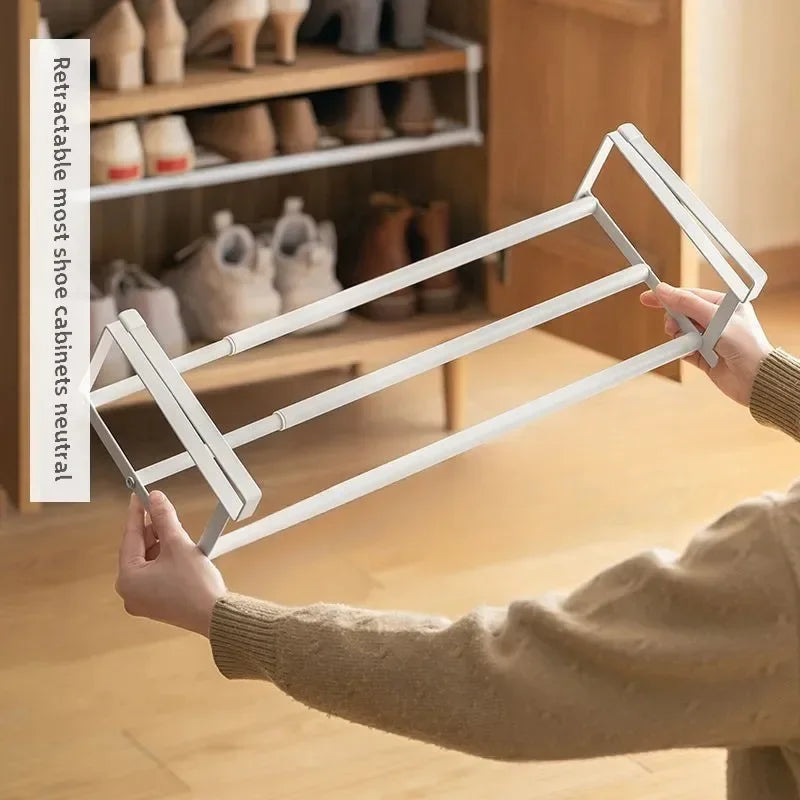 Adjustable Space-Saving Shoe Organizer