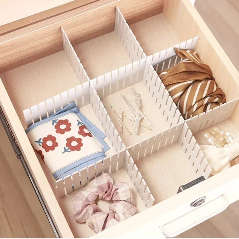 Adjustable Drawer Dividers for Clothes, Underwear & Socks