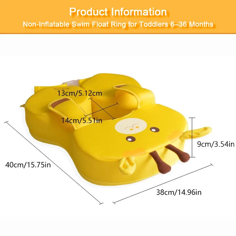 Non-Inflatable Baby Swim Float – Buoyancy Support for Ages 6–36 Months