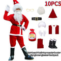 Complete Santa Claus Costume Set for Men – Christmas & Holiday Party Outfit