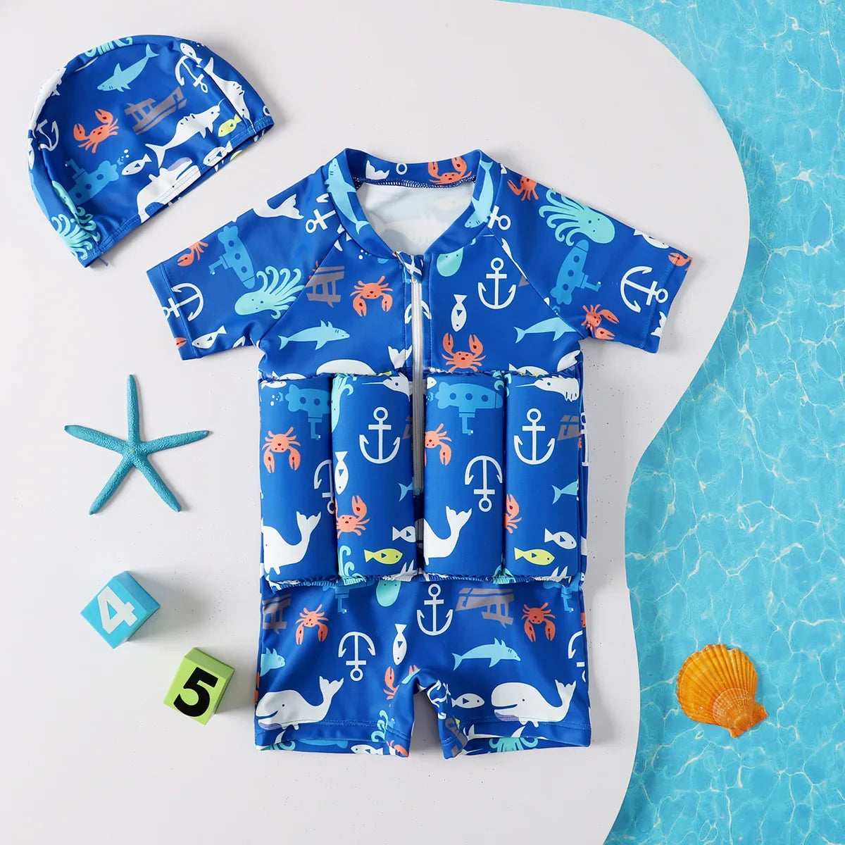 Kids’ Buoyancy Swimsuit – One-Piece Floatation Swimwear