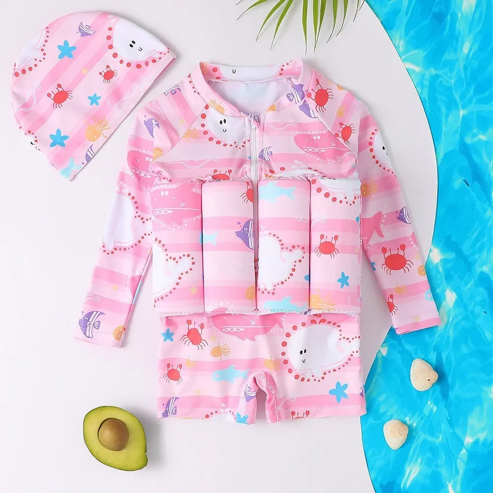 Kids’ Buoyancy Swimsuit – One-Piece Floatation Swimwear
