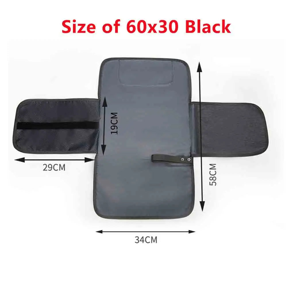 3-in-1 Portable Baby Changing Pad – Waterproof Travel Mat with Storage Pockets