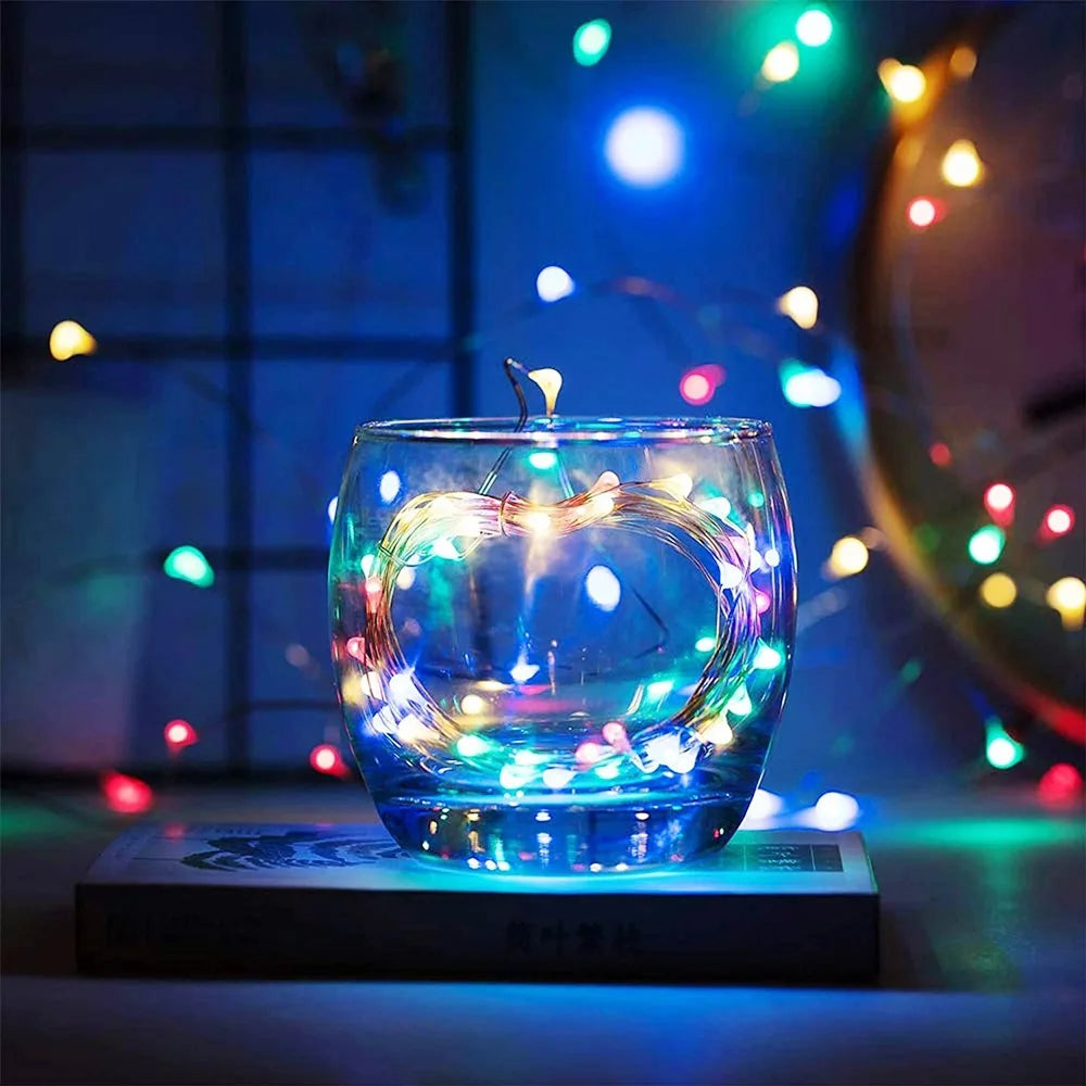 5/10/20/30M USB LED Fairy String Lights – Waterproof Copper Wire Christmas Decor
