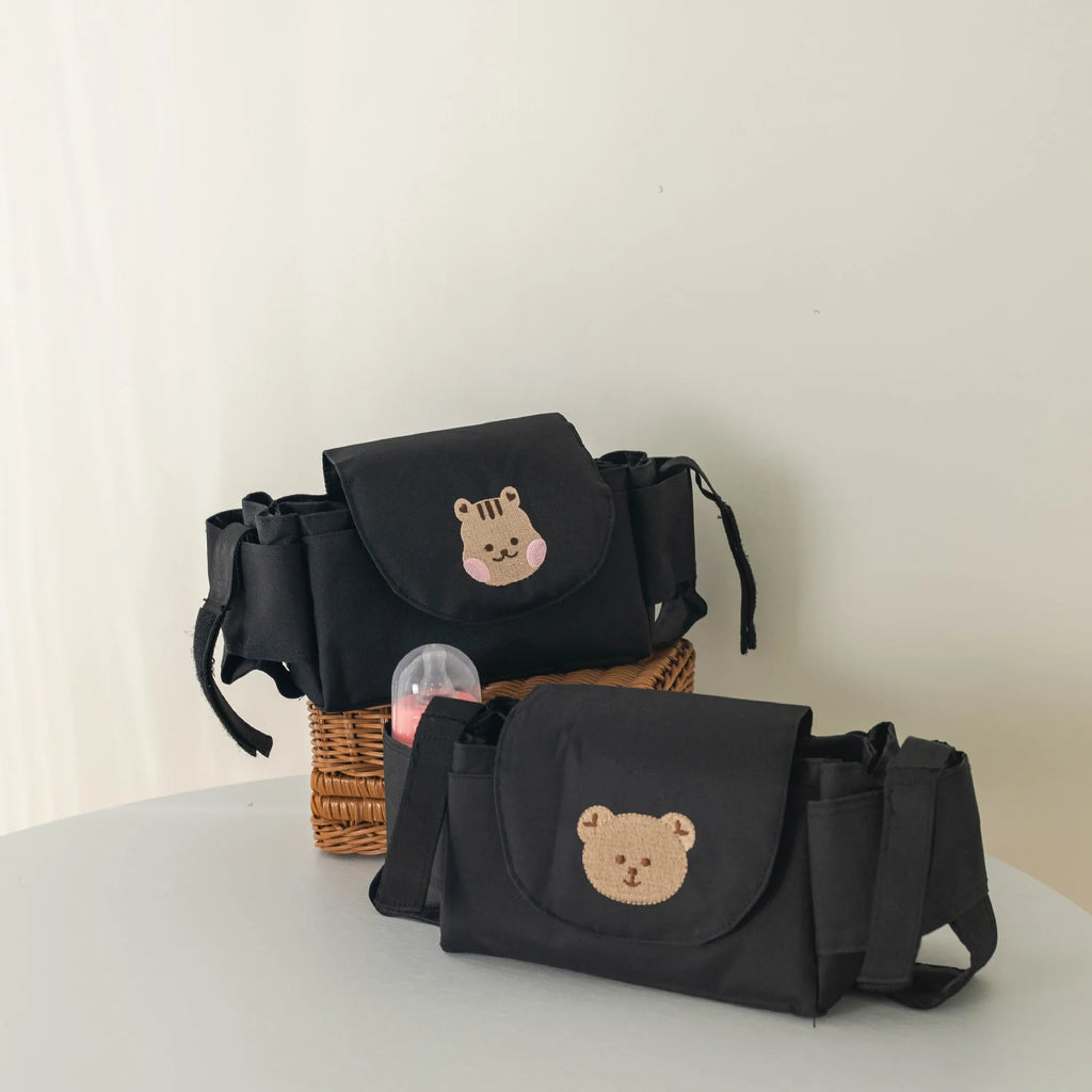 Universal Baby Stroller Organizer – Portable Storage Bag with Cup Holder