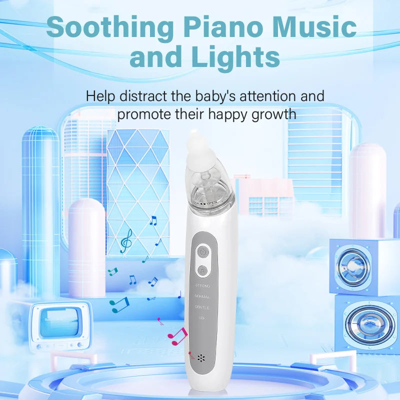 Electric Baby Nasal Aspirator – Rechargeable Nose Cleaner