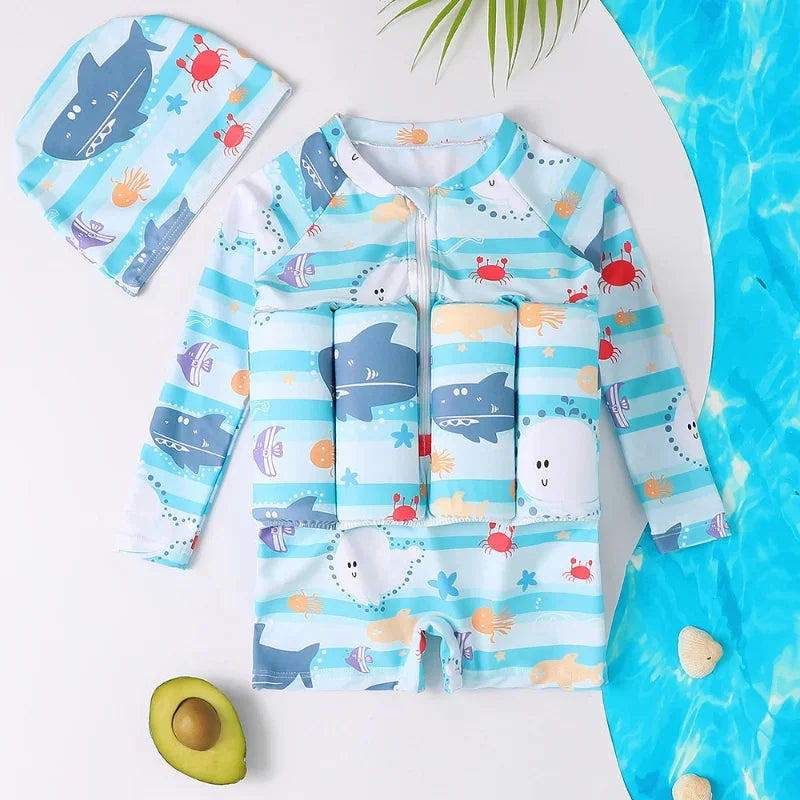 Kids’ Buoyancy Swimsuit – One-Piece Floatation Swimwear