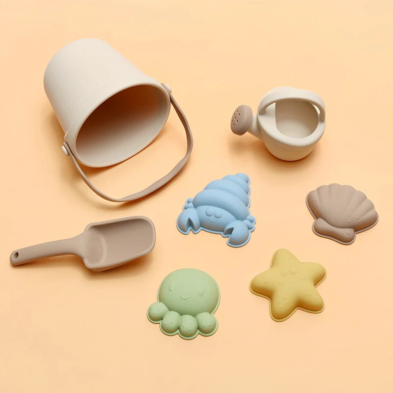 Kids Silicone Beach Sand Toy Set