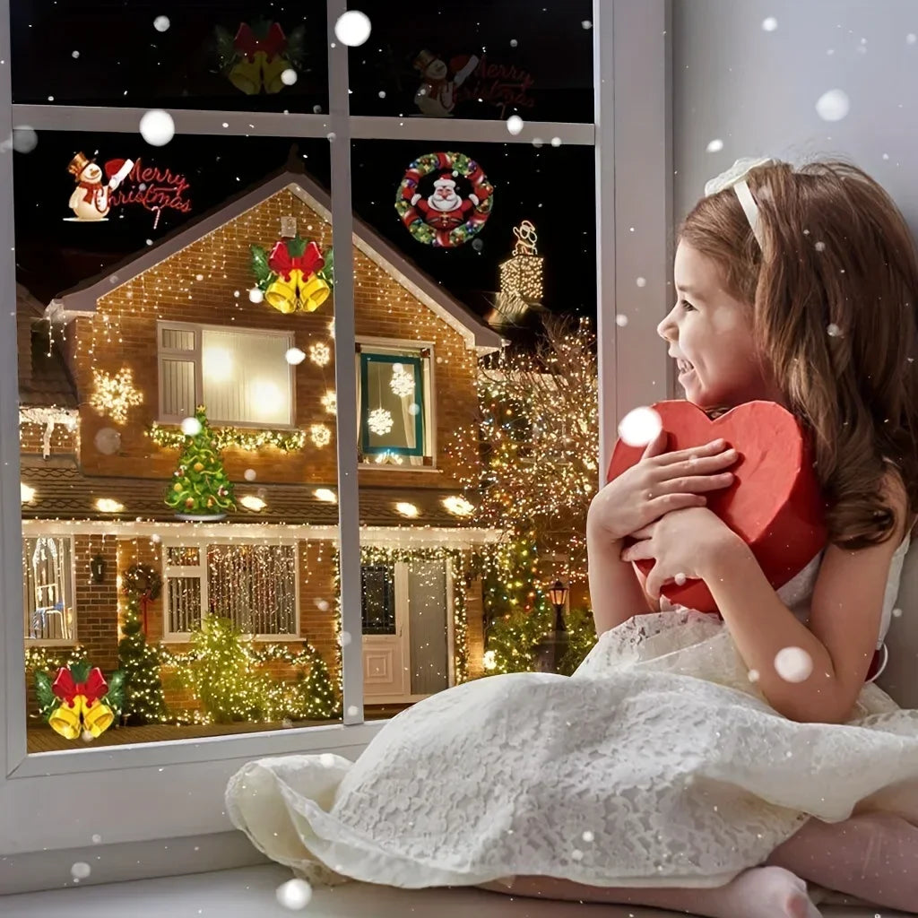 16-Pattern Rotating Christmas LED Projector Light – Indoor & Outdoor Holiday Decor