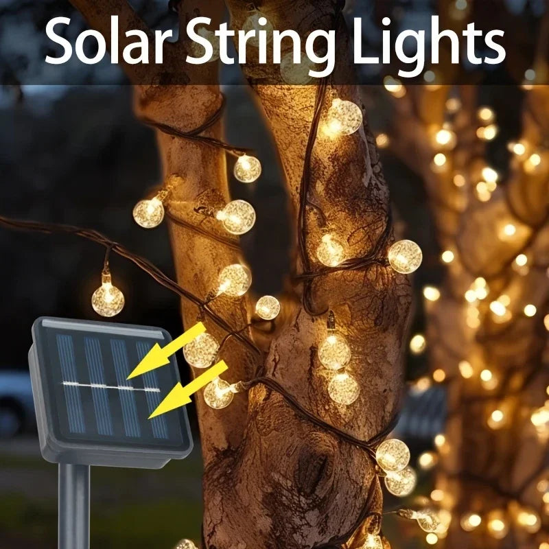 5M Solar LED String Lights – 20LED Waterproof Outdoor Fairy Lights
