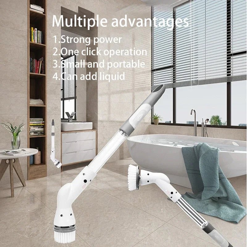 Electric Spin Scrubber – Cordless Multi-Purpose Cleaning Brush