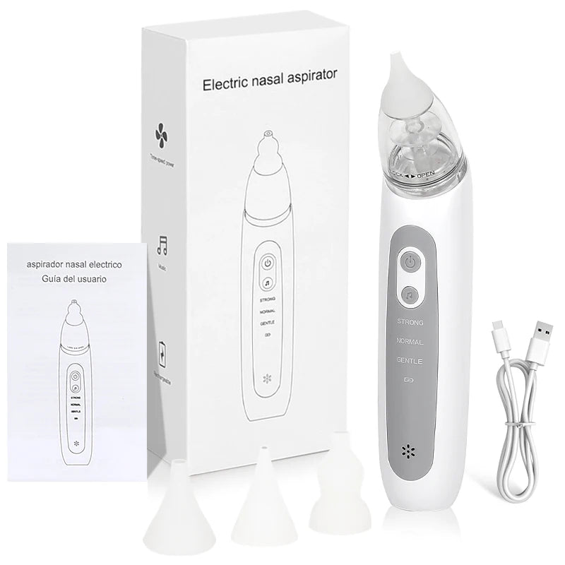 Electric Baby Nasal Aspirator – Rechargeable Nose Cleaner