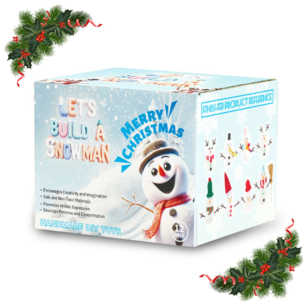 DIY Christmas Snowman Making Kit for Kids – Creative Holiday Craft Set