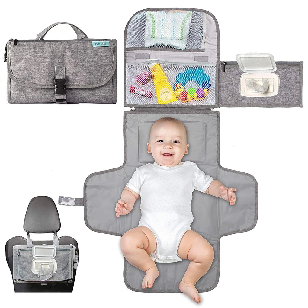 3-in-1 Portable Baby Changing Pad