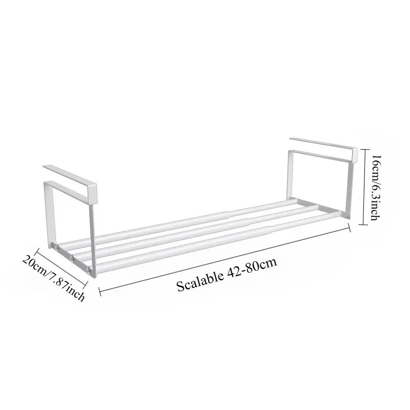 Adjustable Space-Saving Shoe Organizer
