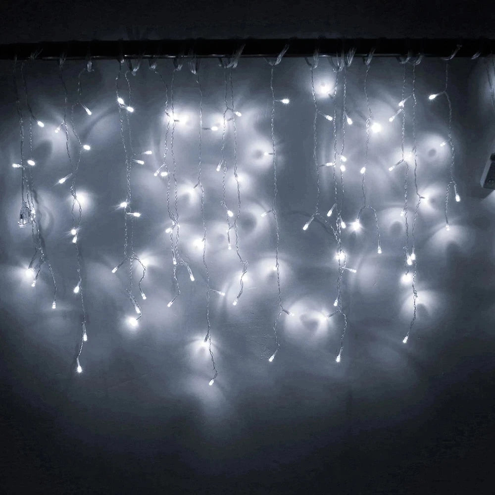 5M LED Icicle String Lights – Outdoor Christmas Curtain Lights
